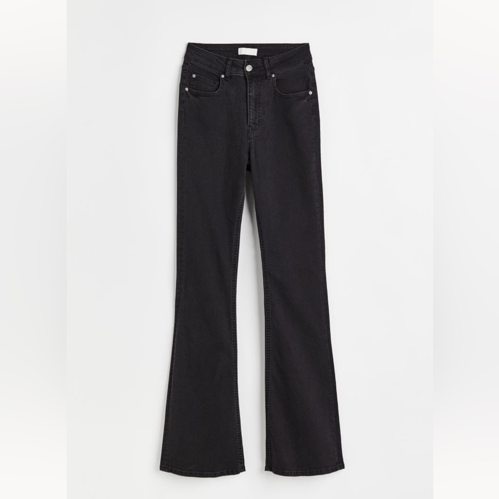 H&M Flared High-Rise Jeans